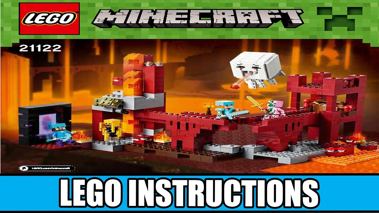 LEGO Instructions - Minecraft - 21122 - The Nether Fortress - YouTube