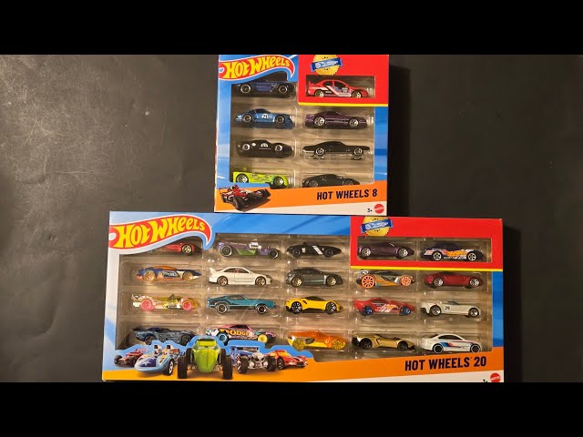 Opening Hot Wheels 20 pack with Nissan Silvia S13 and Pagani Hyura