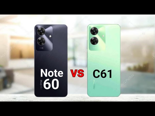 Realme Note 60 vs Realme C61 - YouTube