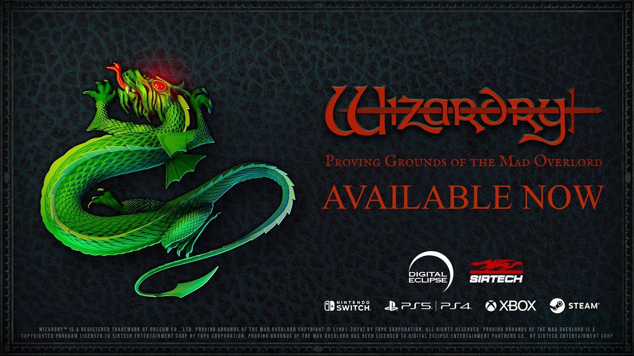 Wizardry: Proving Grounds of the Mad Overlord - Launch Trailer