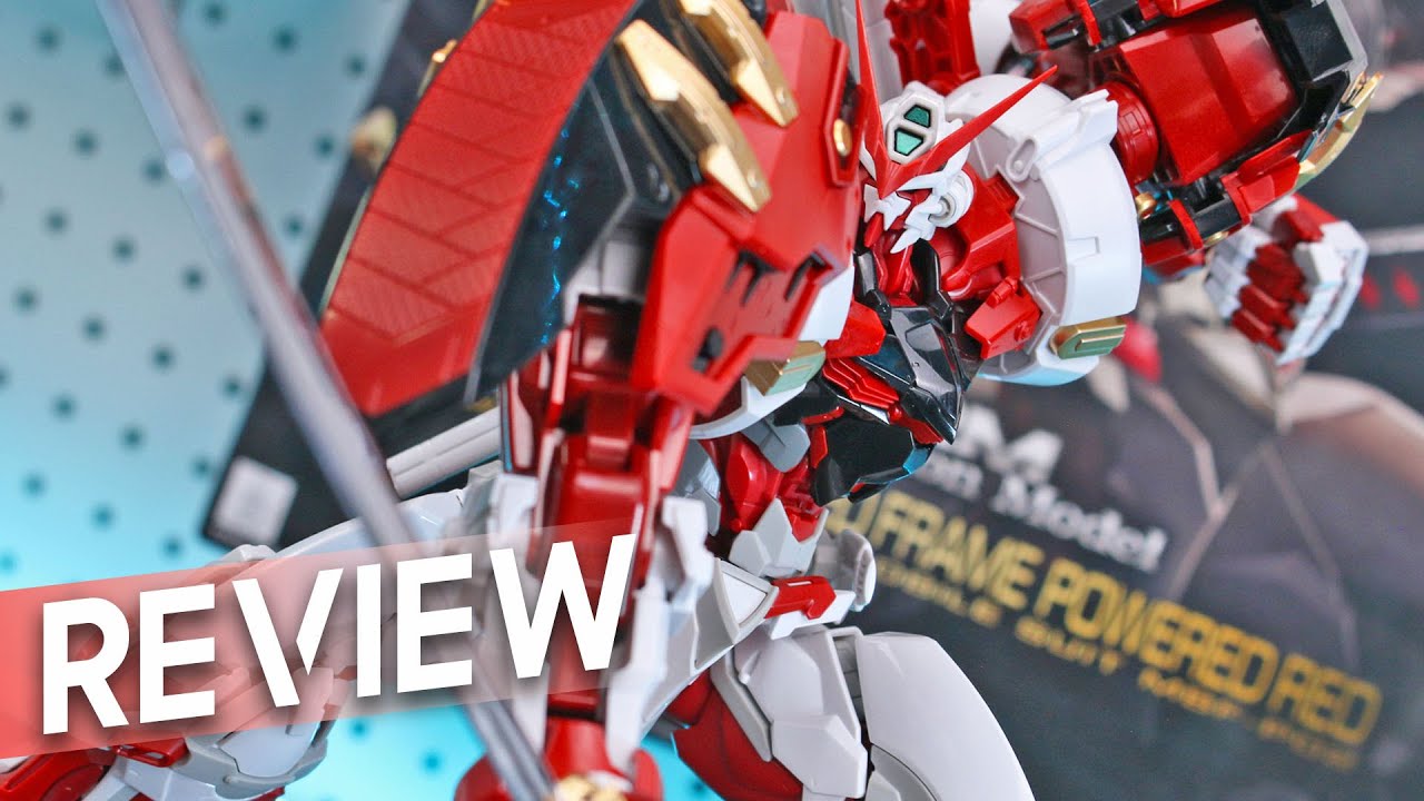 HiRM Gundam Astray Red Frame Powered Red - UNBOXING and Review