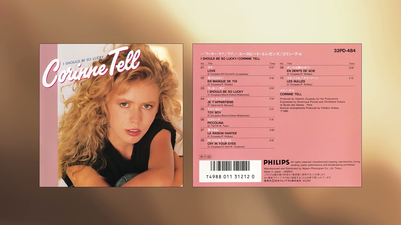 Corinne Tell • コリン・テル│I Should Be So Lucky • エレガンス
