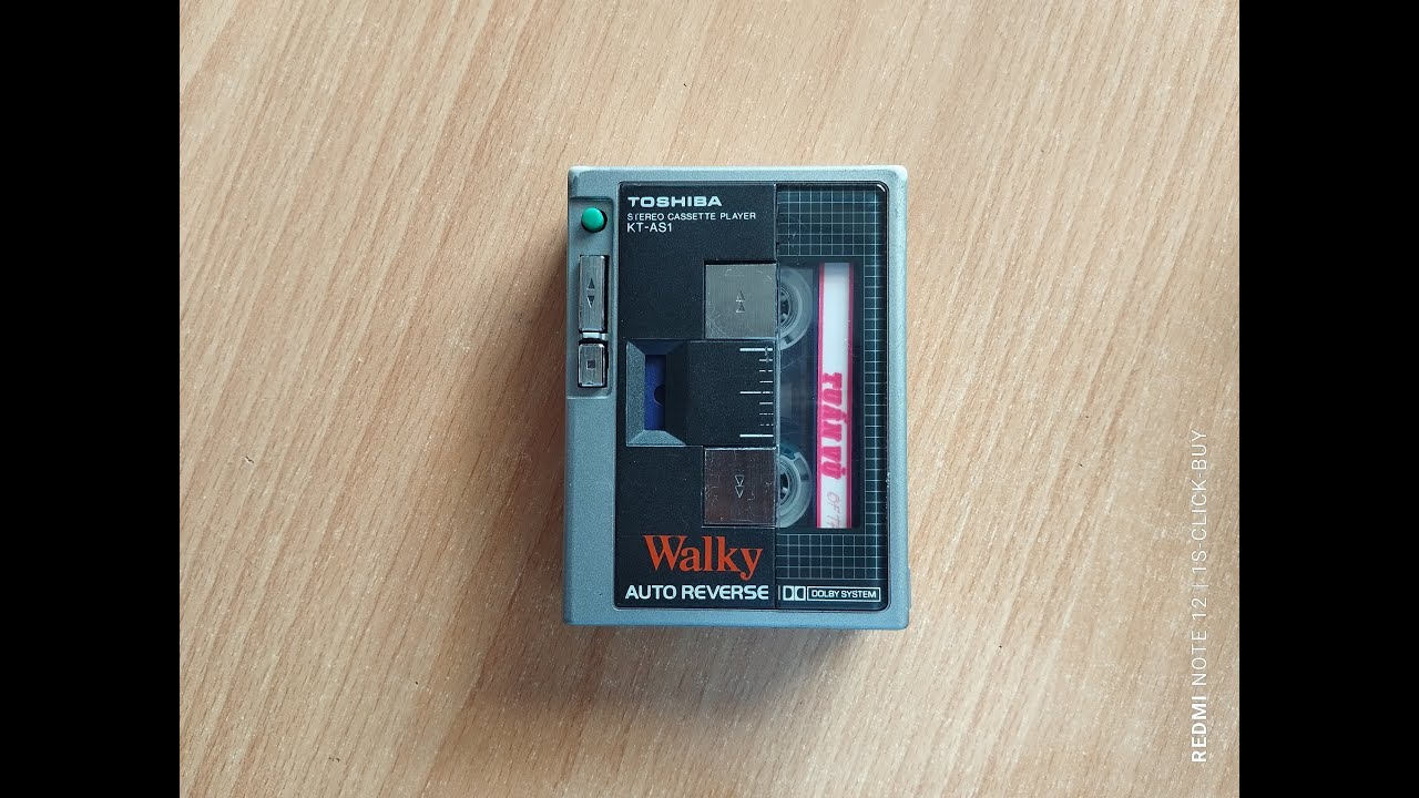 Toshiba walkman Radio cassette player Walky KT As1 Máy nghe nhạc