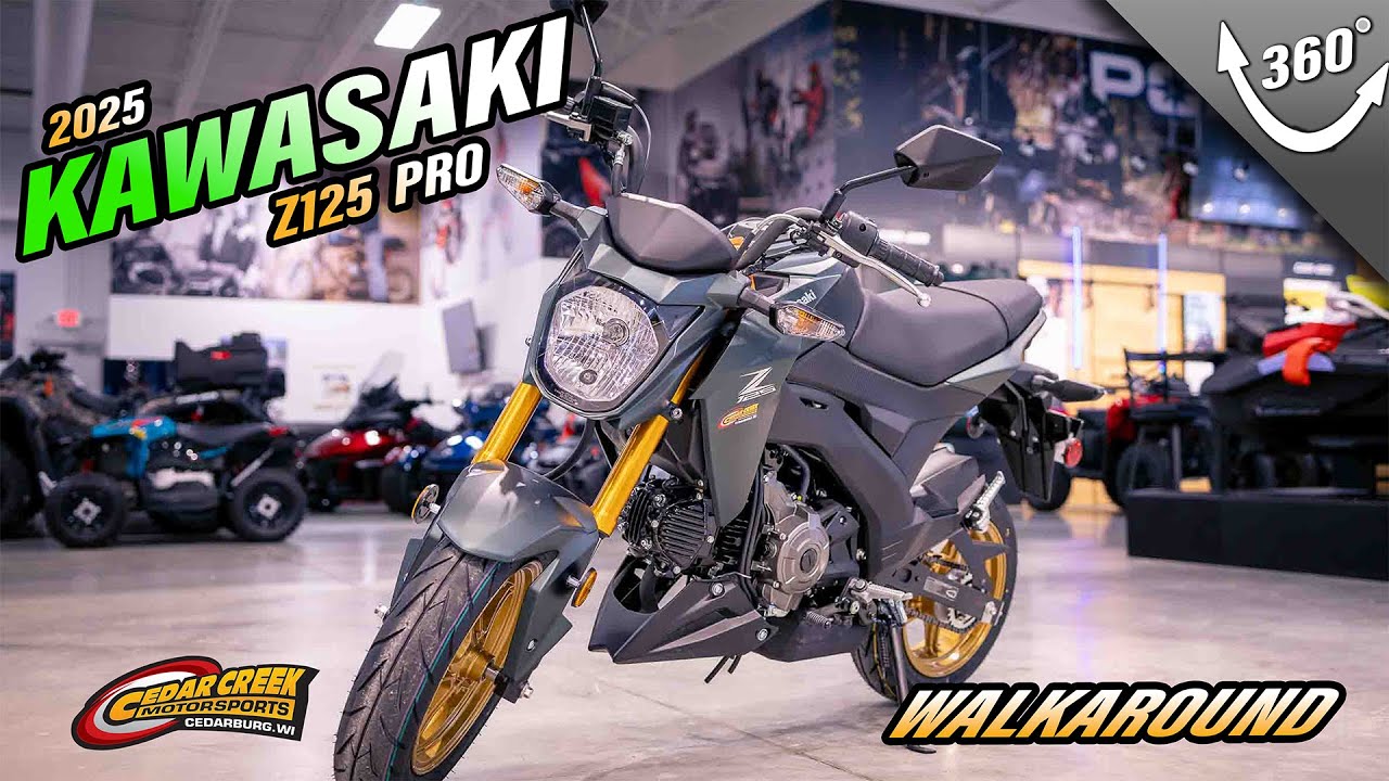 Walkaround | 2025 Kawasaki Z125 PRO - YouTube