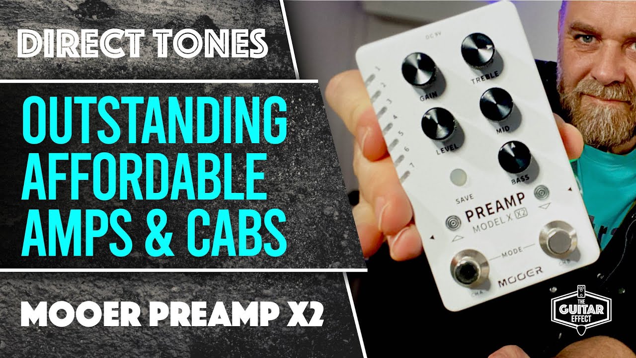 Mooer Preamp Model X. (X2). A lightweight, compact ,affordable