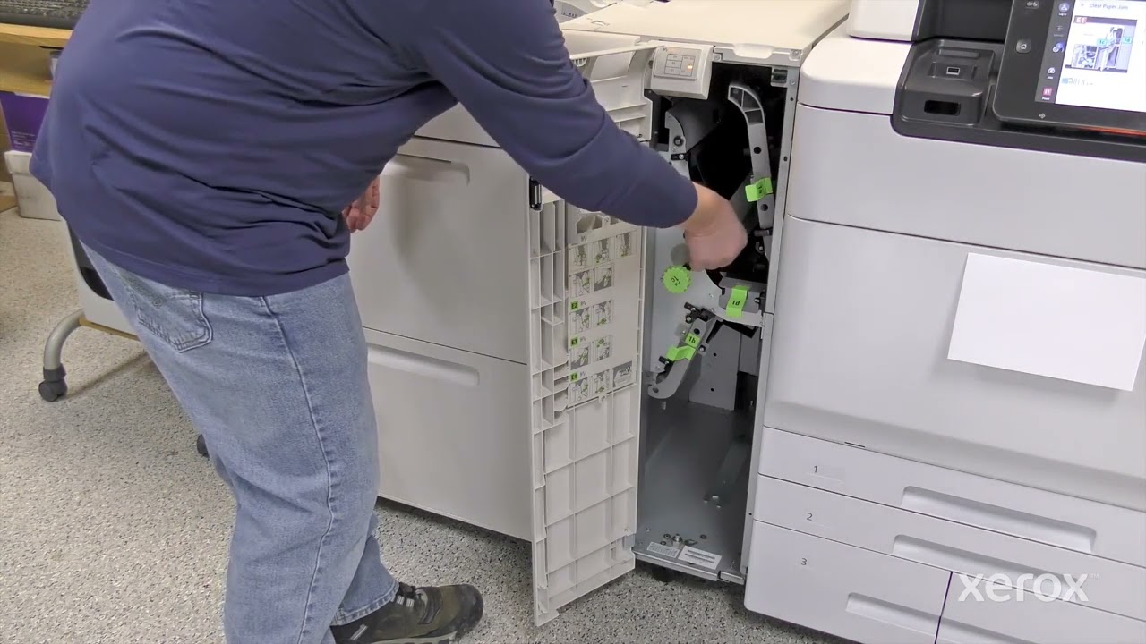 Xerox® PrimeLink® C9265/75/81 Color Printer Clearing Paper Jams in