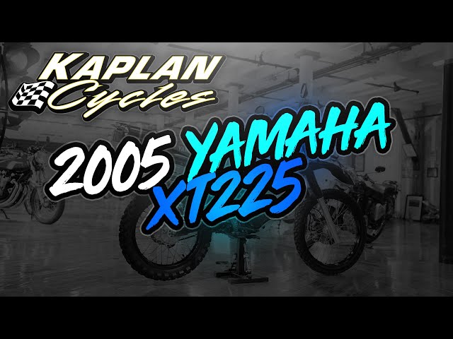 2005 Yamaha XT225 - YouTube