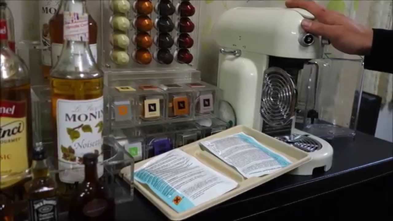 マエストリアでネスプレッソの湯垢洗浄剤使ってみた - YouTube