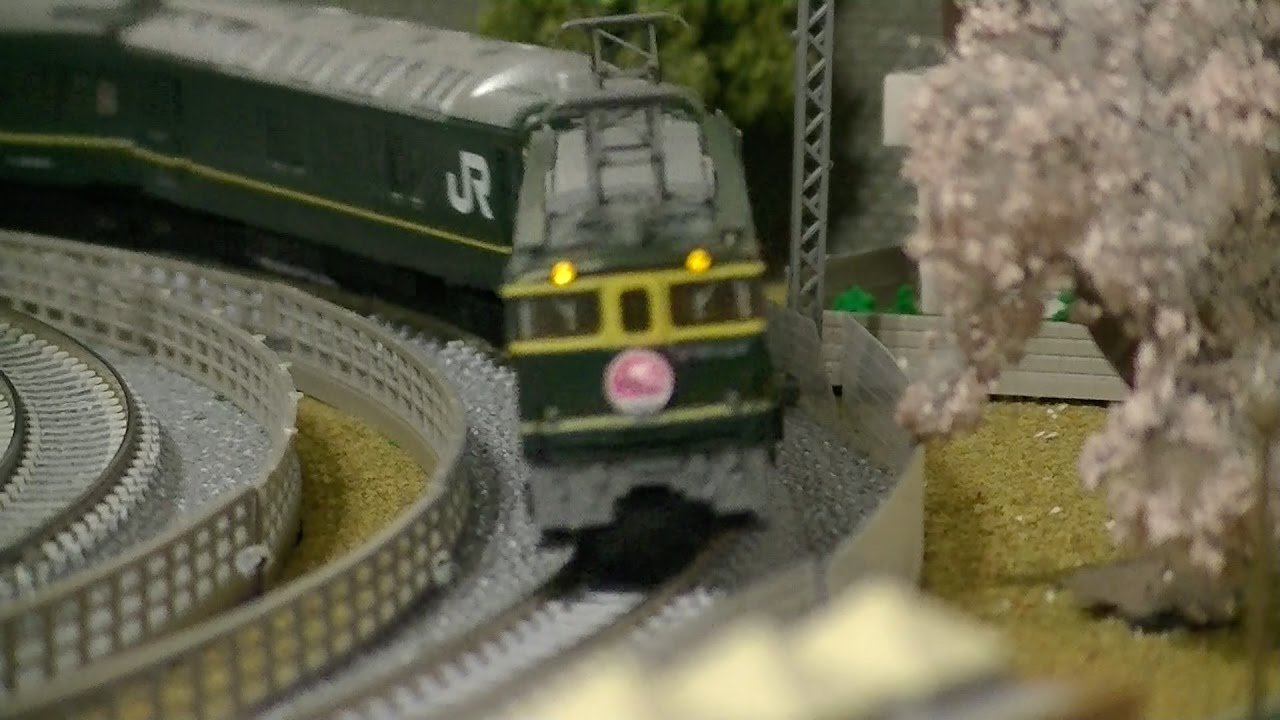 Nゲージ TOMIX 特別なトワイライトエクスプレス 走行動画 - YouTube