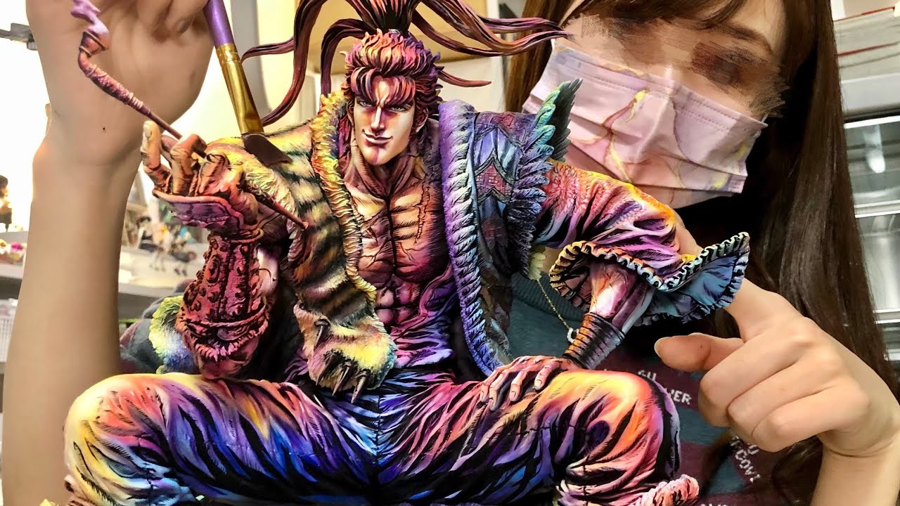 Hana no Keiji] I tried painting a Maeda Keiji figure like a