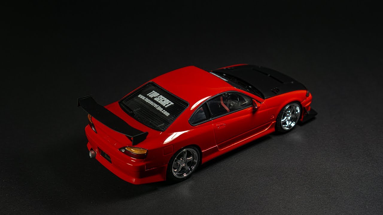 Aoshima Nissan Silvia S15 1/24 model build - YouTube