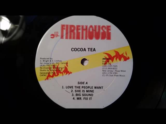 Cocoa Tea - Big Sound - Firehouse LP - YouTube
