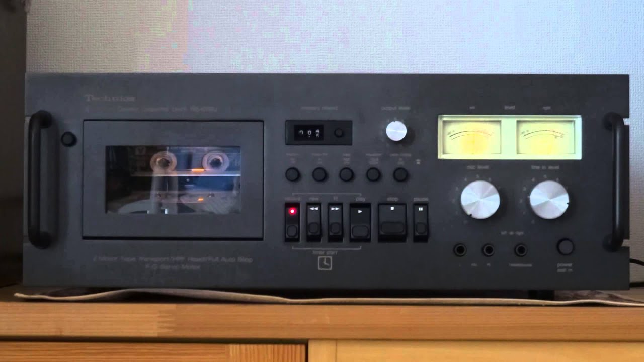 Old But Cool Vintage Audio / Technics Cassette Deck RS-678U - YouTube