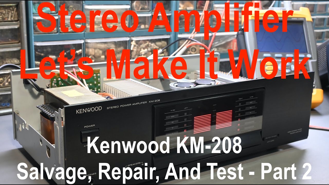 Kenwood KC-209 Stereo Control Amplifier Preamplifier - YouTube