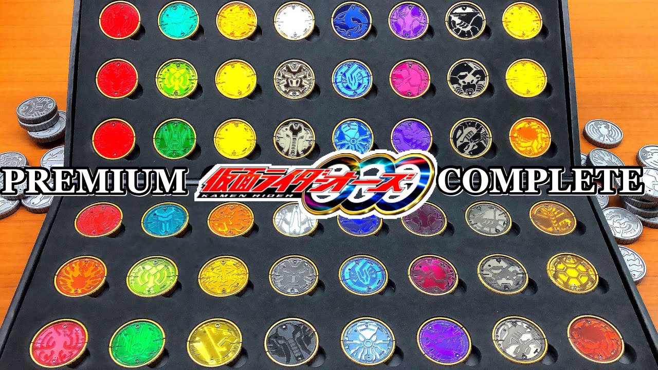 仮面ライダーオーズ PUREMIAM O MEDAL COLLECTION レア 仮面ライダー