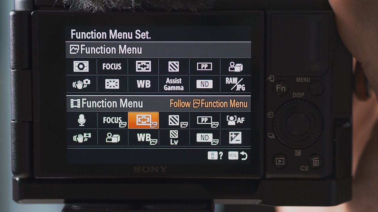 Sony ZV-1: how to customize the quick menu - YouTube