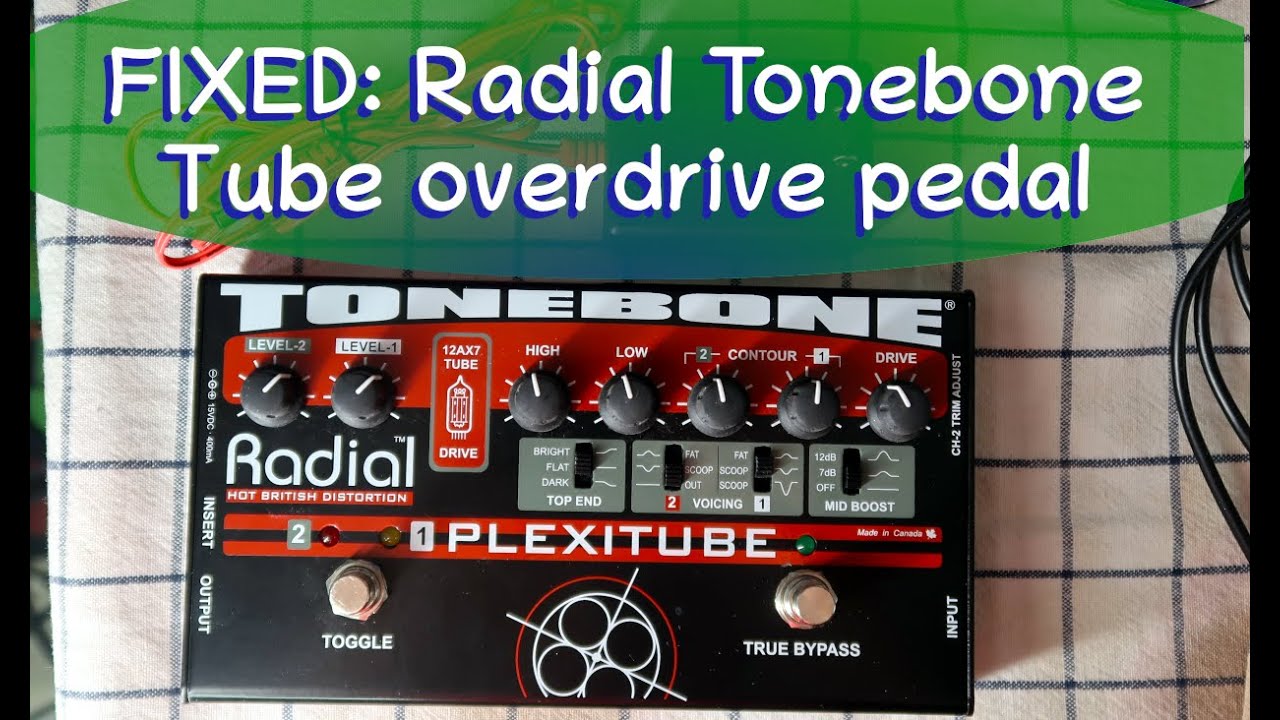 FIXED: Radial Tonebone Plexitube British tube overdrive guitar
