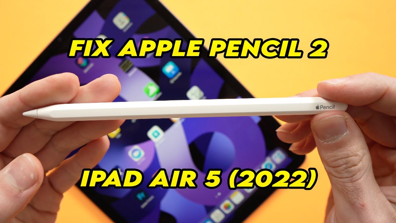 iPad Air 5 (2022) : Fix Apple Pencil 2 Connection Problem - YouTube