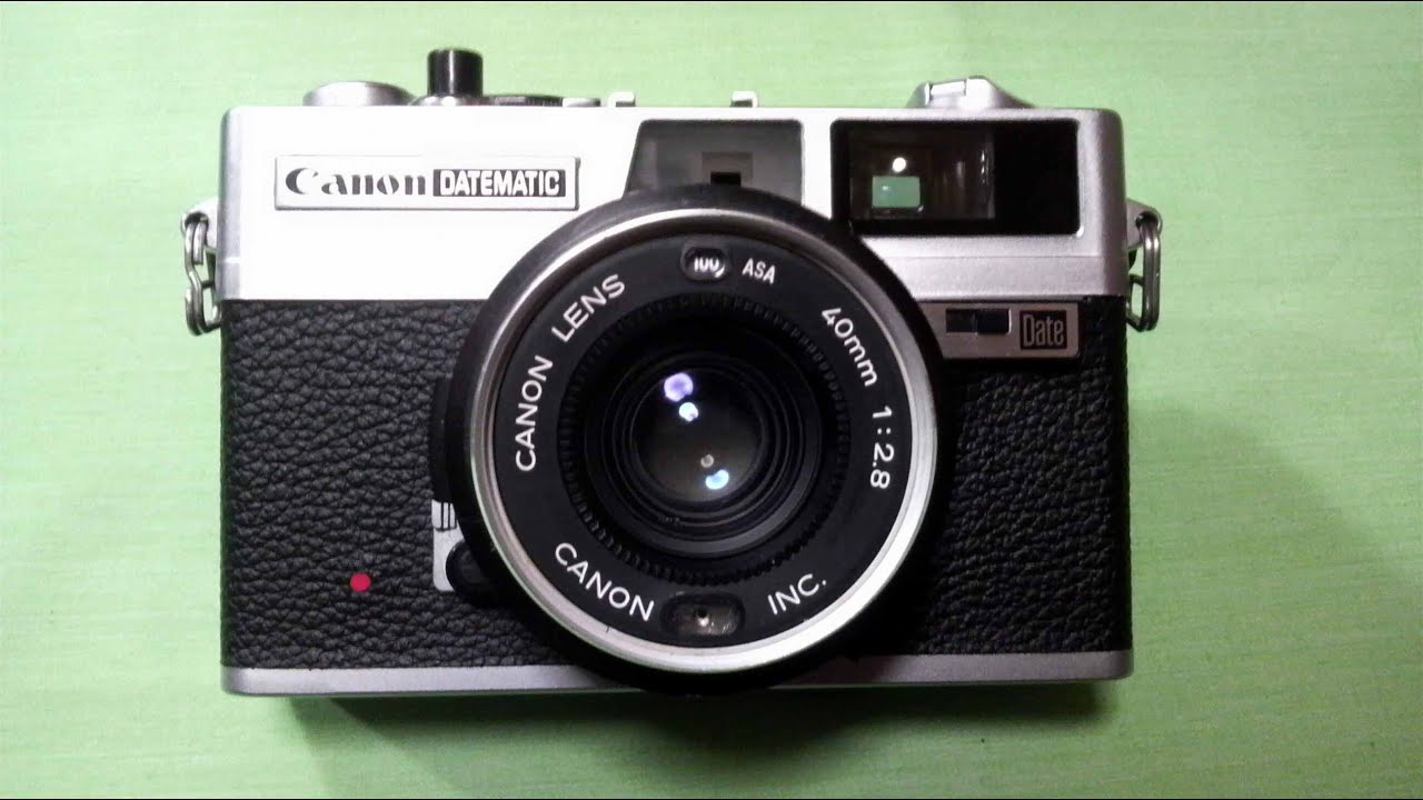 キャノン デートマチックの使い方 CANON DATEMATIC How to use 1970s