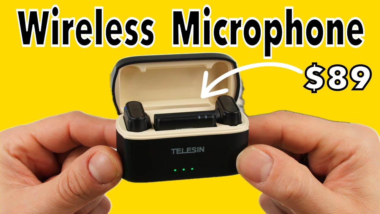 Telesin Wireless Lavalier Microphone Kit Tutorial Test & Review