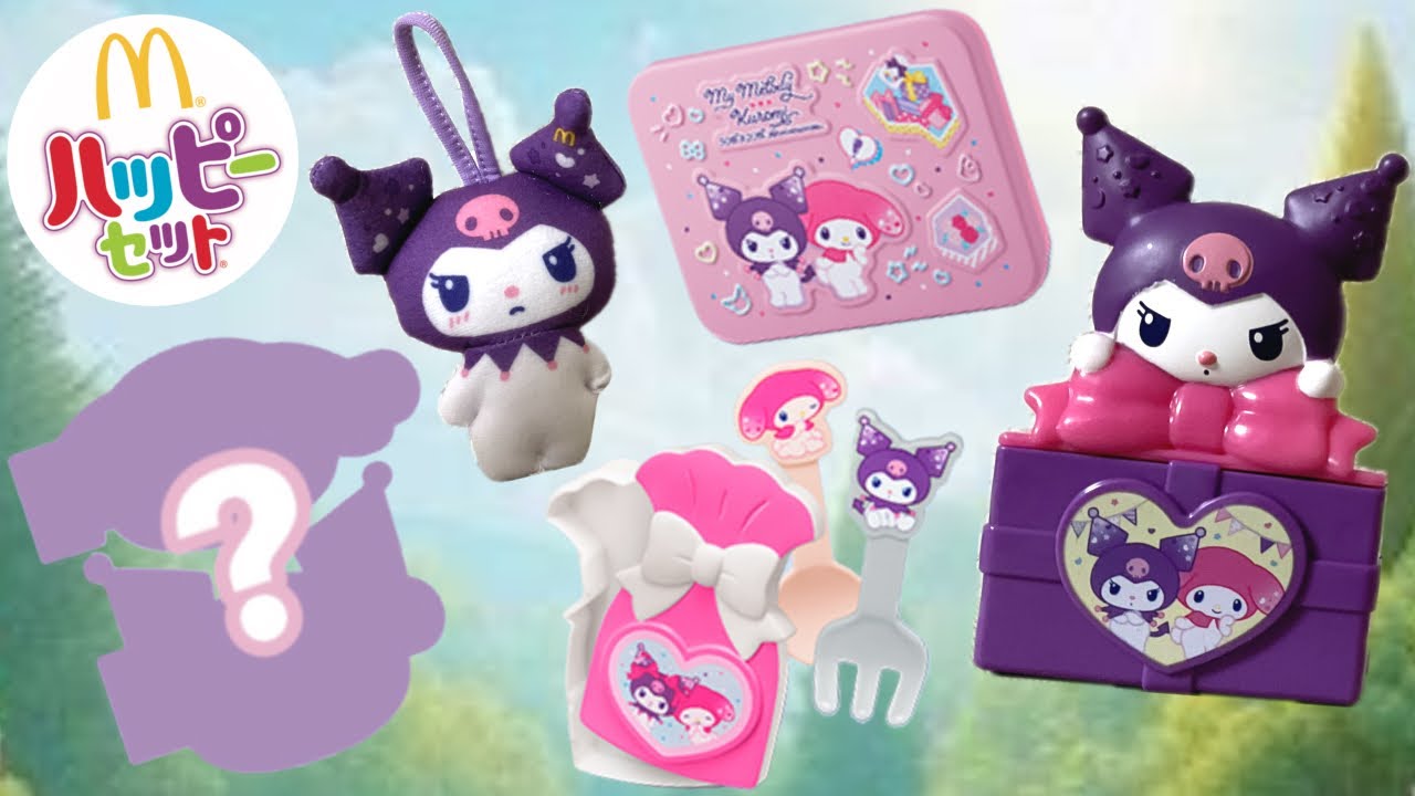 My Melody & Kuromi Happy Meal Part 2!! Here's the secret this time