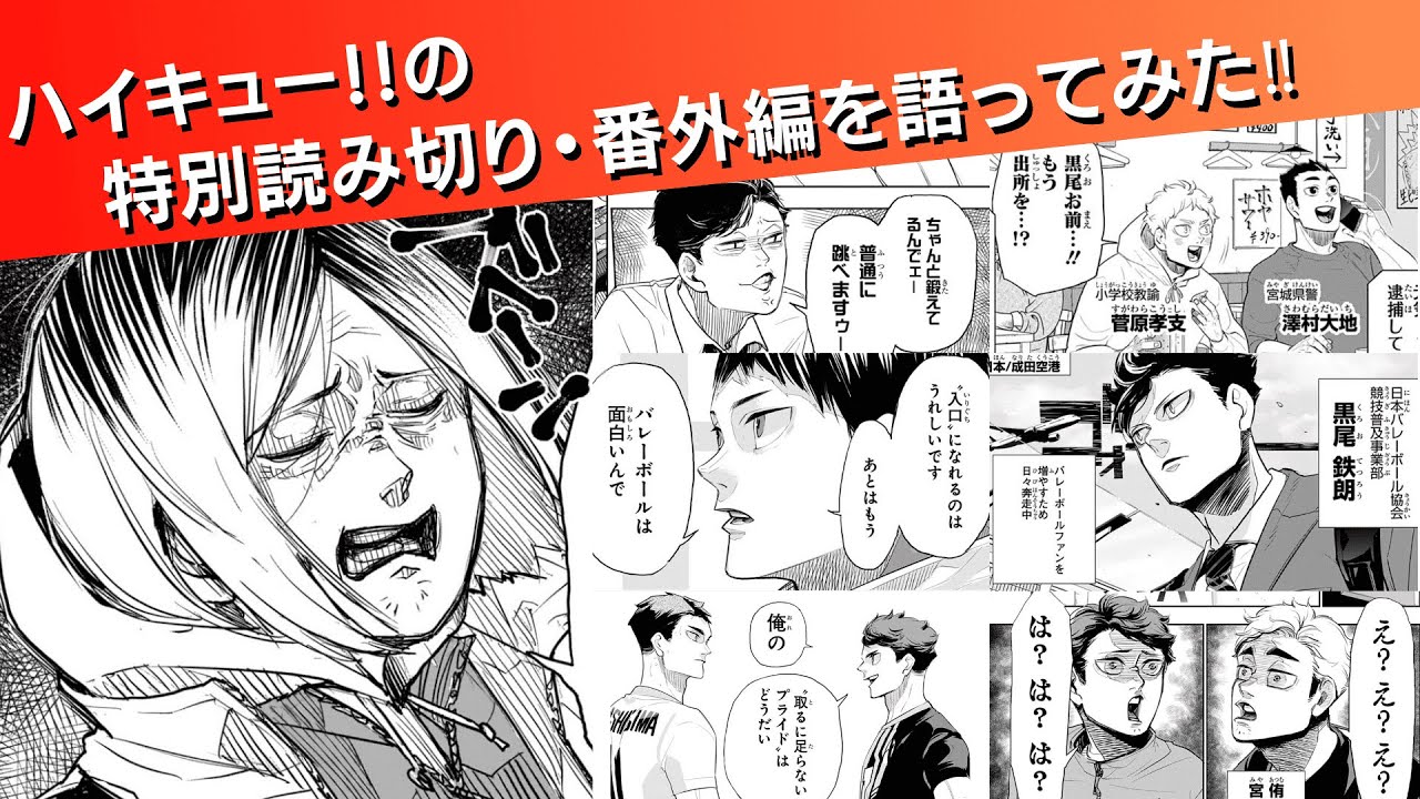 We talked about the special one-shot and extra chapters of Haikyu