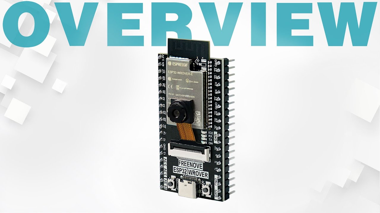 Freenove ESP32 CAM Development Board [Overview] Dual-core 32-bit