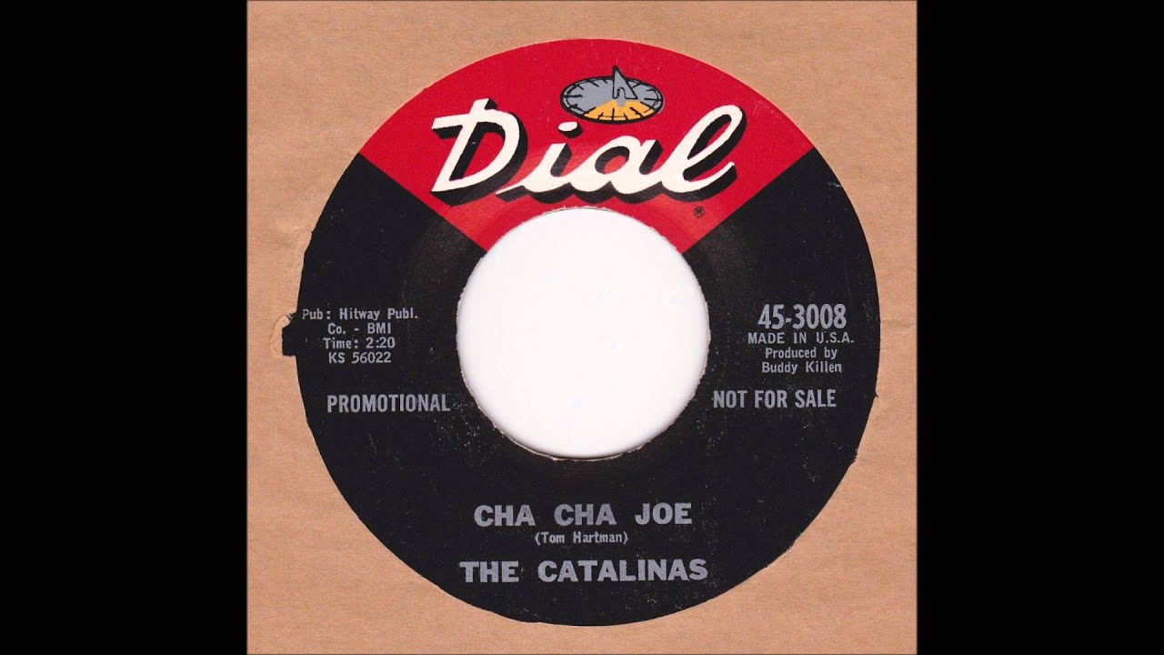 THE CATALINAS - CHA, CHA JOE / FTM - THE TRAMPS / BLUE VINYL