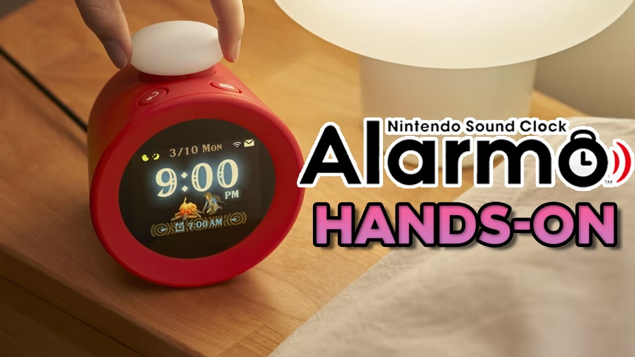 Hands on with Nintendo Sound Clock: Alarmo - YouTube
