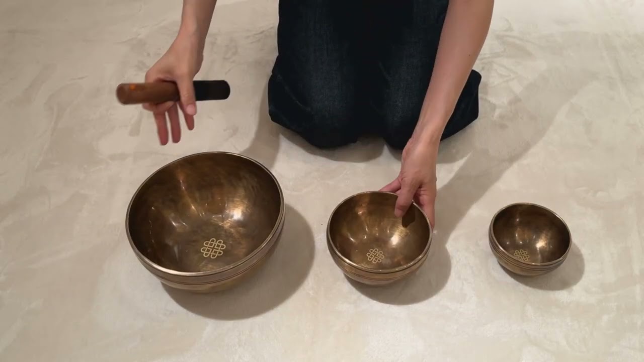 新・鍛造スペシャル・シンギングボウル3点セット（極小・小・中