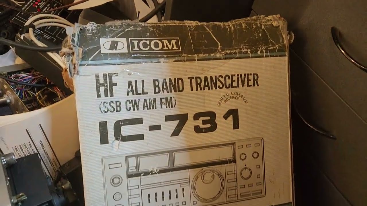 Icom IC731(IC735)HF Transceiver, one of the real treasures that