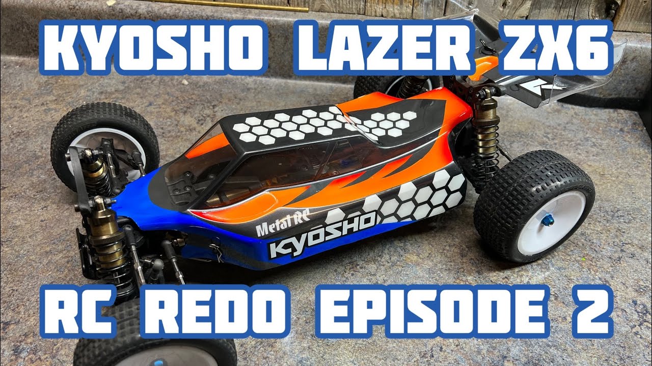 Rc car restoration Kyosho lazer ZX 6 full build proline racing