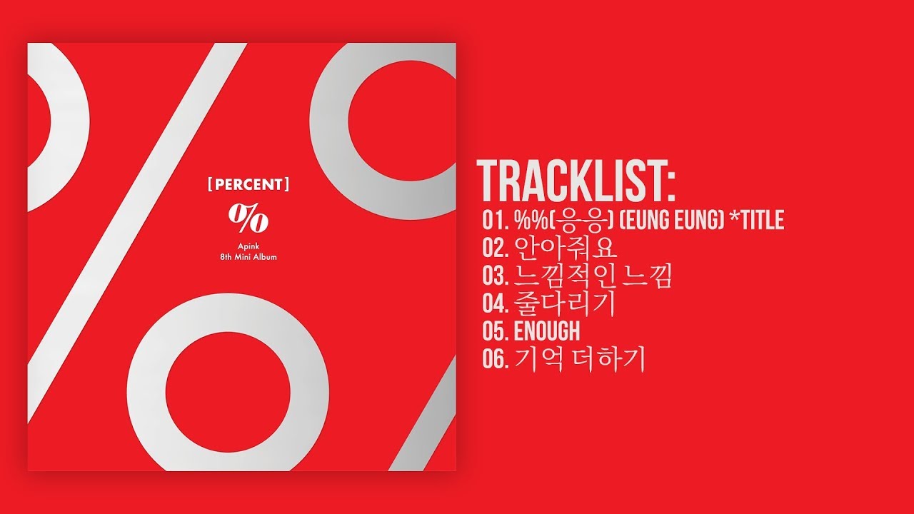Full Album] Apink(에이핑크) - PERCENT - YouTube