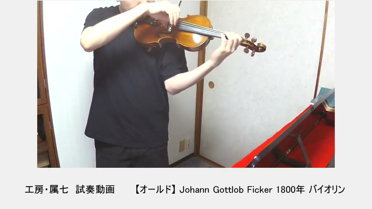 試奏動画 【オールド】 Sebastian Dallinger ca.1800 バイオリン