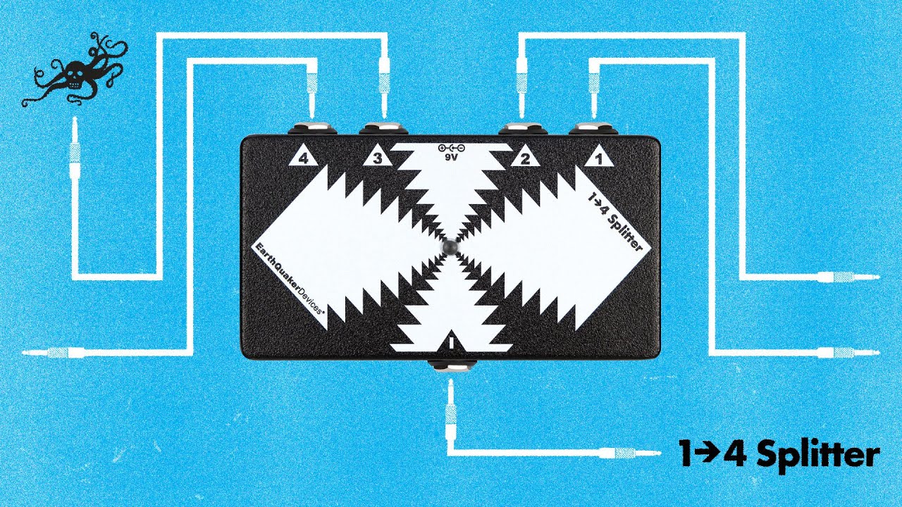 One to Four Splitter - アースクエイカーデバイセス - YouTube