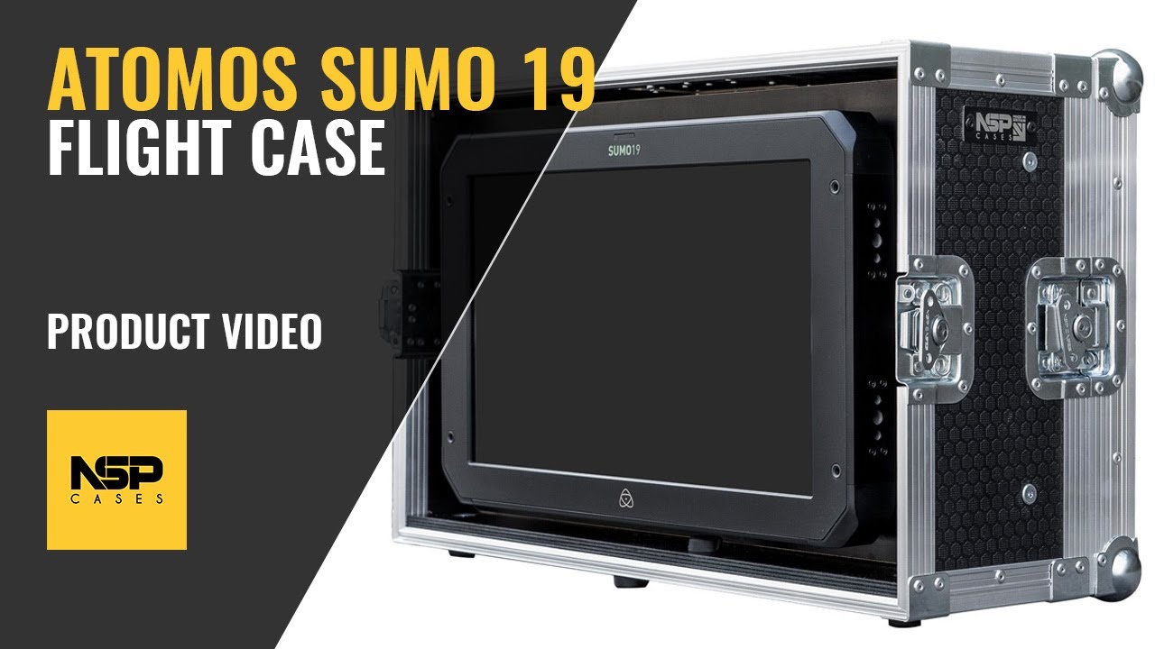 Atomos Sumo 19 Live In Monitor Flight Case | NSP Cases - YouTube