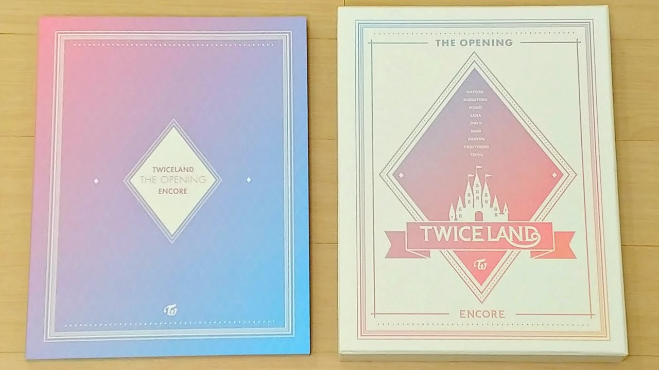 트와이스 (TWICE) TWICELAND - The Opening ENCORE DVD Unboxing - YouTube