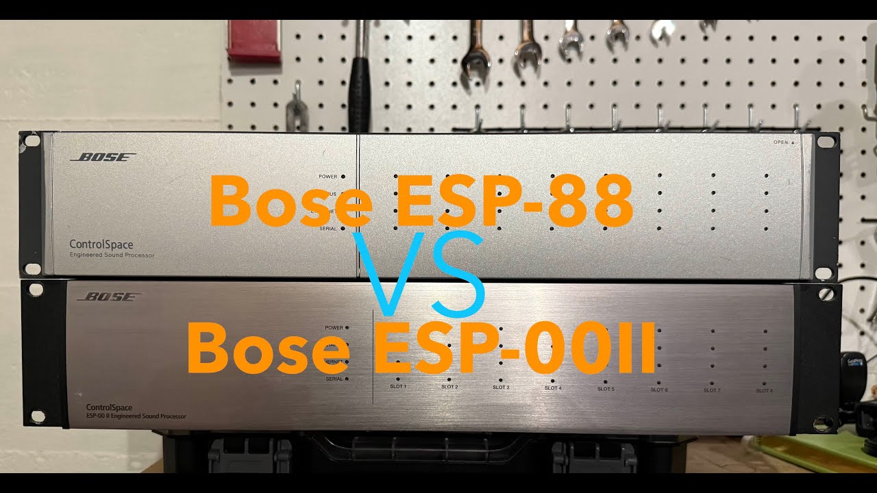 Bose ControlSpace ESP-00II VS ESP-88 Comparison - YouTube