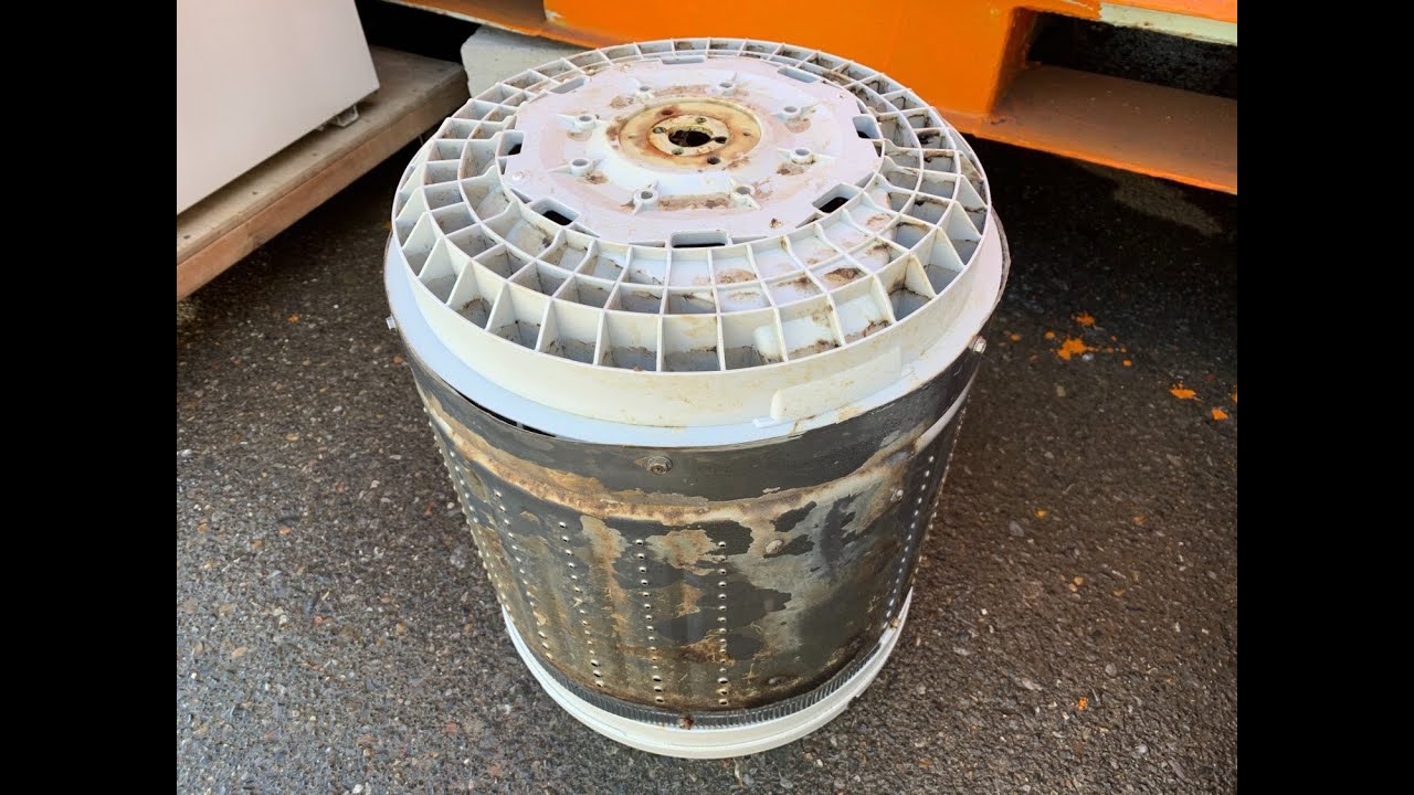 ハイアール4.5kg 全自動洗濯機 JW-C45D 分解と洗濯槽の洗浄のやり方