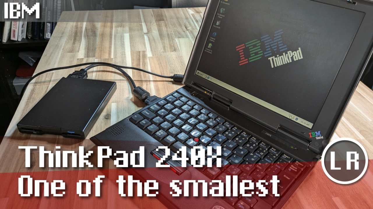 IBM ThinkPad 240X: One of the smallest (Improved Audio) - YouTube