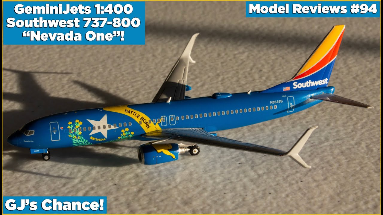GeminiJets 1:400 Southwest 737-800 