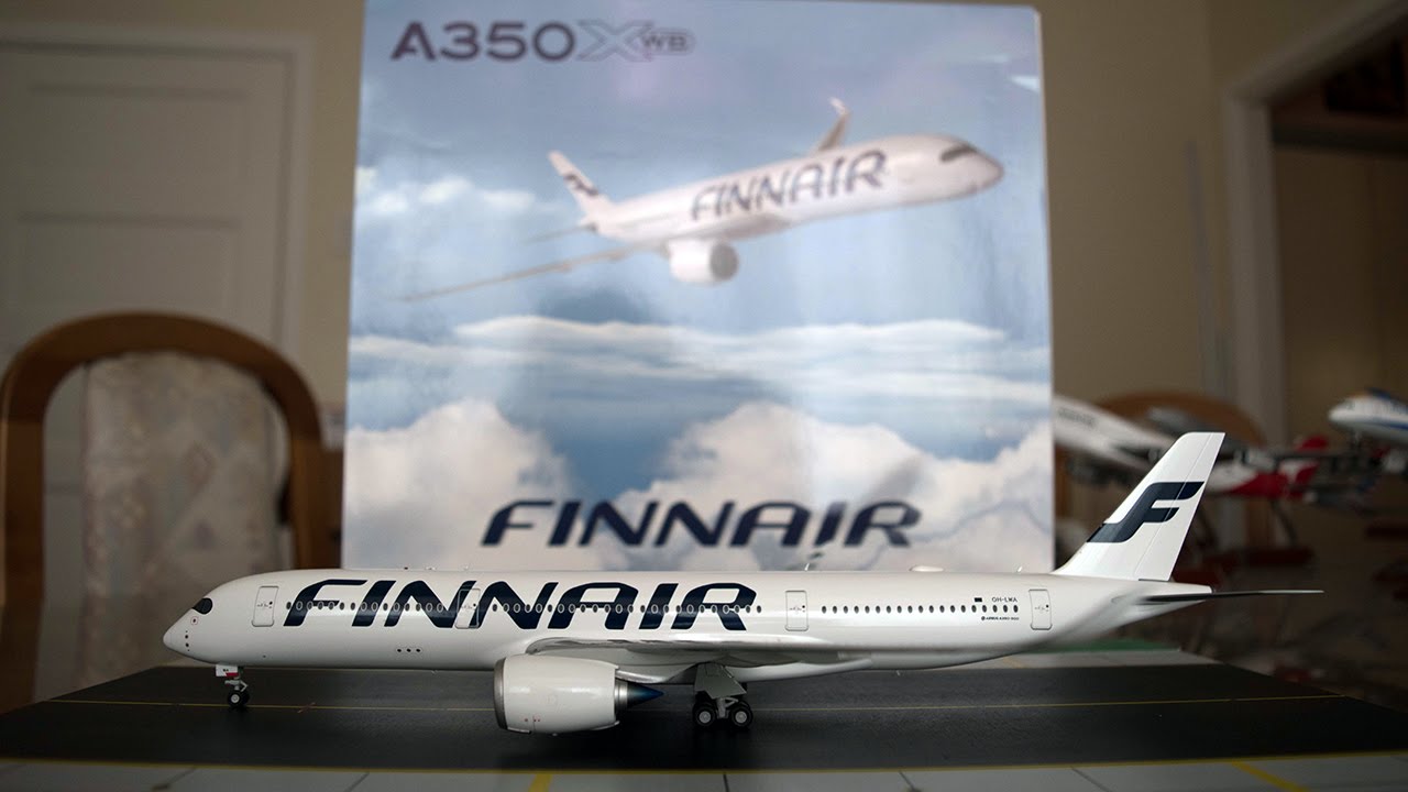 JC Wings 1:200 Finnair A350-900XWB Unboxing and Review - YouTube