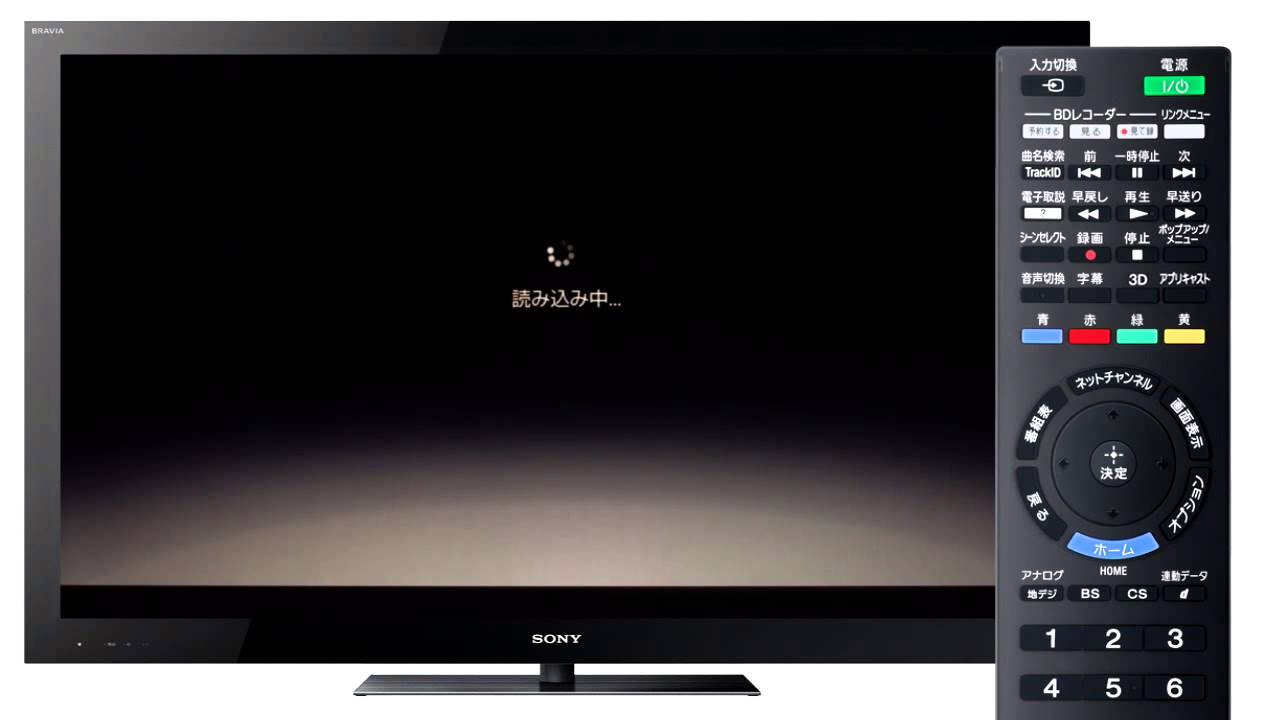 ソニー 〈ブラビア〉インターネット接続方法（内蔵無線LAN）2011年