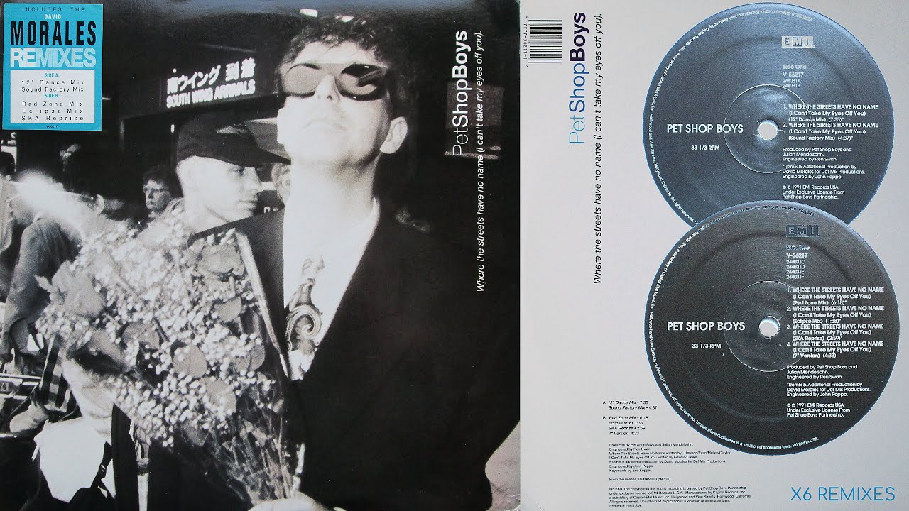 PET SHOP BOYS 👥WHERE THE STREETS HAVE NO NAME (I Can't Take My