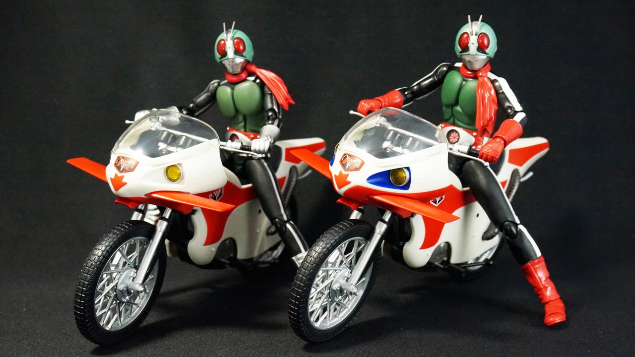S H フィギュアーツ 仮面ライダー新1号&新サイクロン号 セット+新