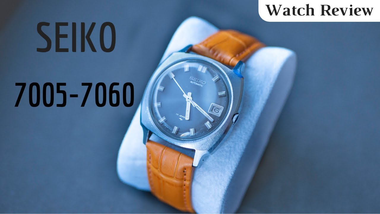 Watch Review of Vintage Seiko 7050-7060 Automatic - YouTube