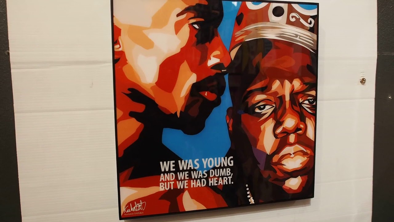 Tupac Shakur & Biggie Smalls Pop Art Poster - Infamous Inspiration