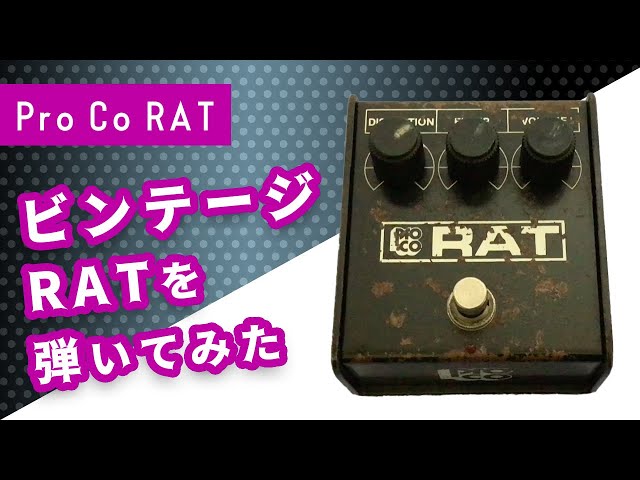 BRAT エフェクター フェンダー rat ビンテージ boss BRAT エフェクター