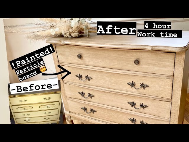 Furniture Flip - Painting Furniture to look like wood! Beginner