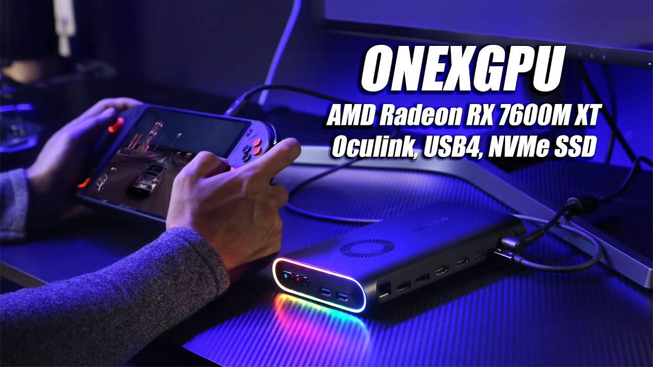 This New OCULINK eGPU Is Insane! USB4+NVMe ONEXGPU Hands-On First